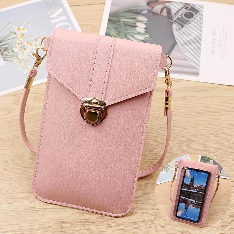 Transparent Women Wallet Shoulder Phone Case - Image 0
