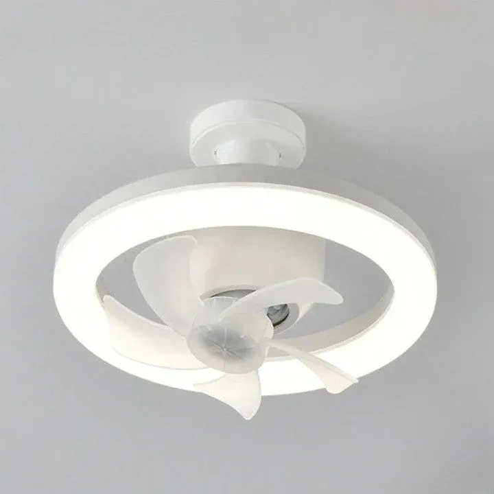 2in1 Radiant Rotating RC Ceiling Fan Lamp - Image 0