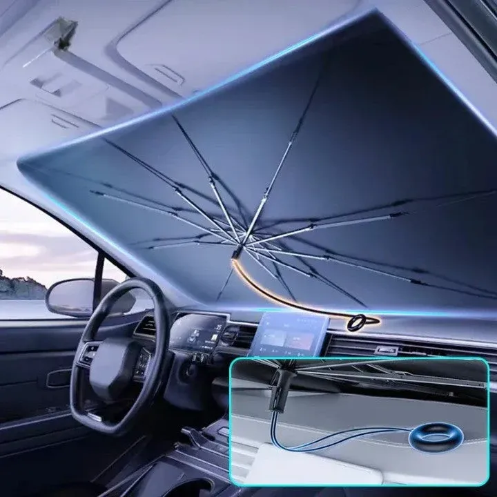 Sunshield Foldable Car Windshield Umbrella - Image 0
