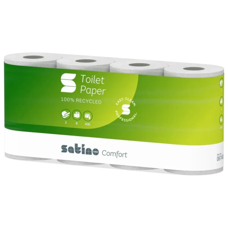Satino comfort Toilettenpapier Kleinrolle, 2-lagig, MT1, hochweiß