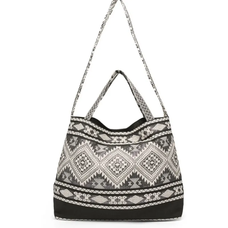 Shopper Black boheme – Perfekt til yoga - VIAMAJA.DK