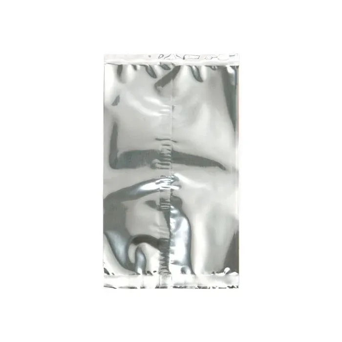 Plastic Bags Silver 9.5x16cm Metallised and Sealable