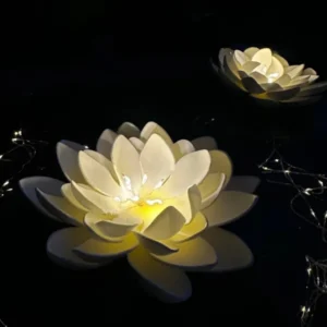 Solcelle LOTUS - Sæt af 2 stk - VIAMAJA.DK