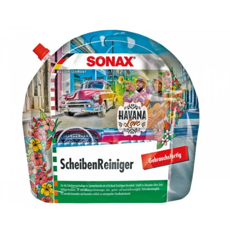SONAX Havana Love Scheibenreiniger, gebrauchsfertig 3 Liter Beutel
