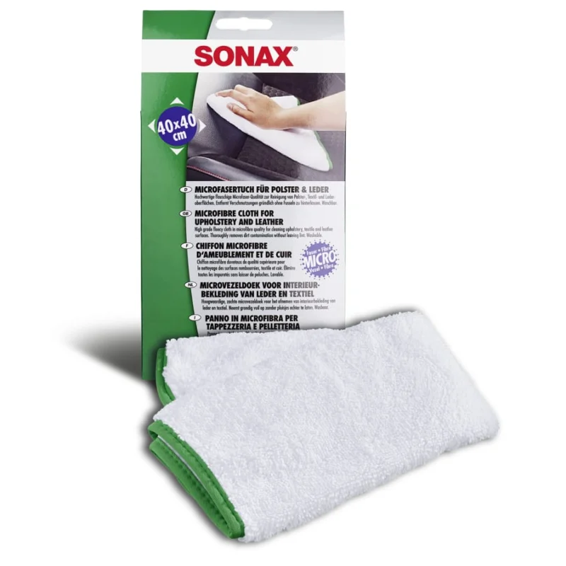 SONAX Microfasertuch für Polster & Leder