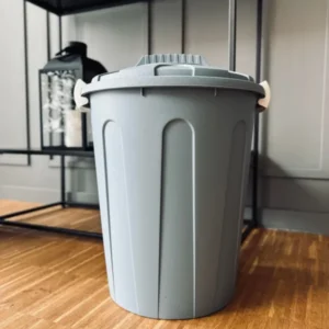 Spand med låg til opbevaring - Dusty blue - VIAMAJA.DK