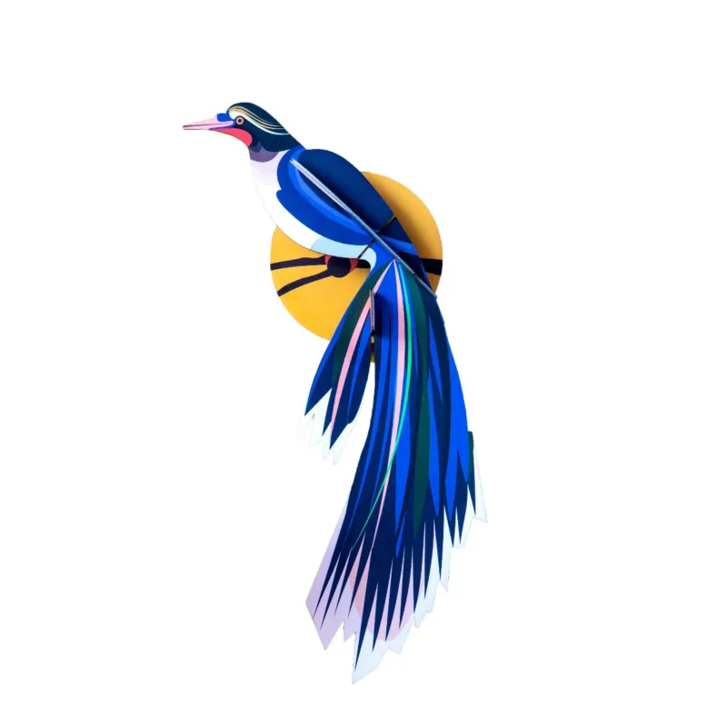 Wandobjekt 3D Paradiesvogel Flores