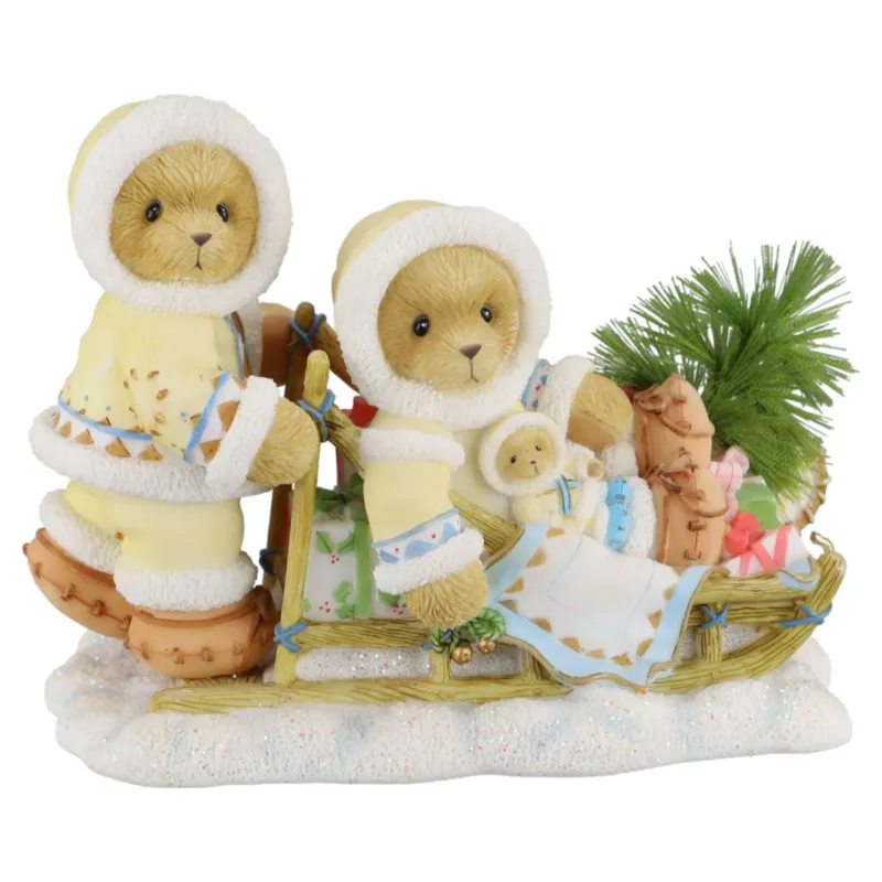 Teddy 118392 Michel & Kitty "Sharing The Season Of Joy Together" Enesco Cherished Teddies mit OVP