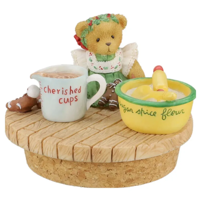 Teddy 778265 Teddie Baking Candle Topper Enesco Cherished Teddies mit OVP