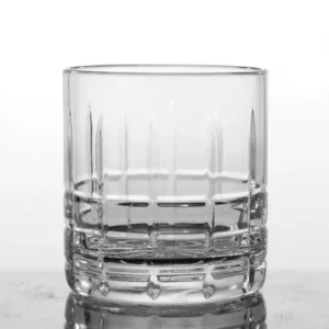 Whiskybecher Karree 280 ml Trinkglas Saftglas Bleikristallglas klar