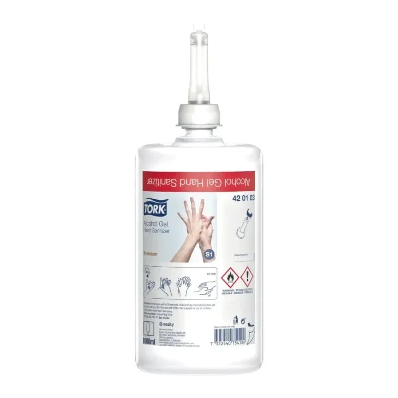 Tork Händedesinfektionsgel 6 x 1000 ml
