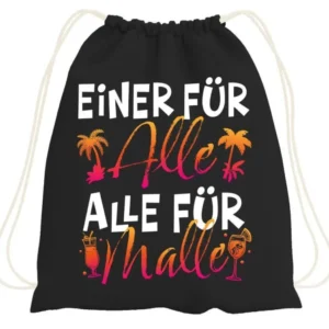 Turnbeutel - Einer für alle, alle für Malle