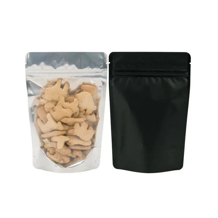 Stand Up Pouches Transparent/Black 13x8x20.5cm | 113 grams