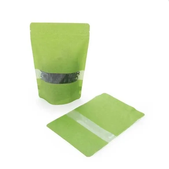 Stand Up Pouches Rice Paper Green 15x9x23.2cm | 312 grams